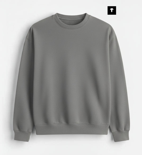 GRAY - BASIC SWEATSHIRT