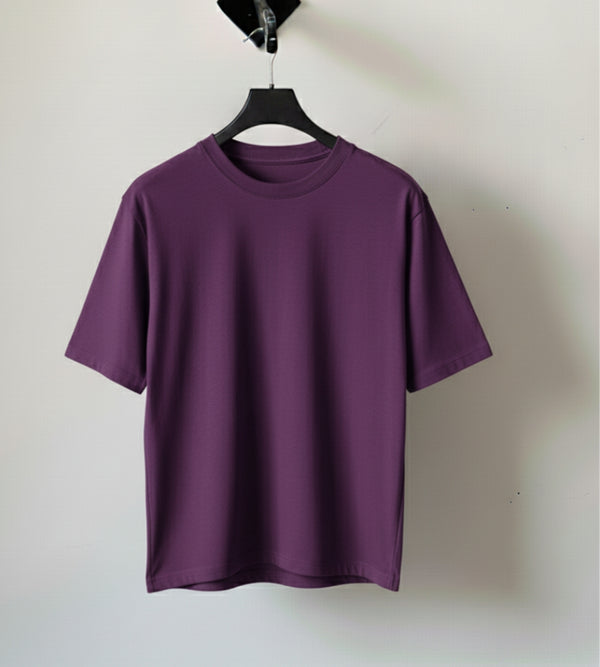 Deep Purple Oversized Tee