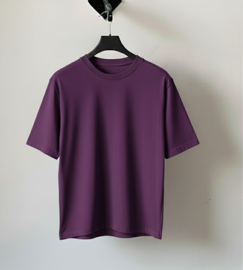 Deep Purple Oversized Tee