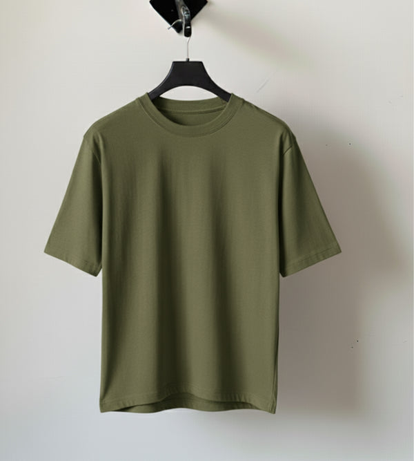 Olive Green Oversized Tee