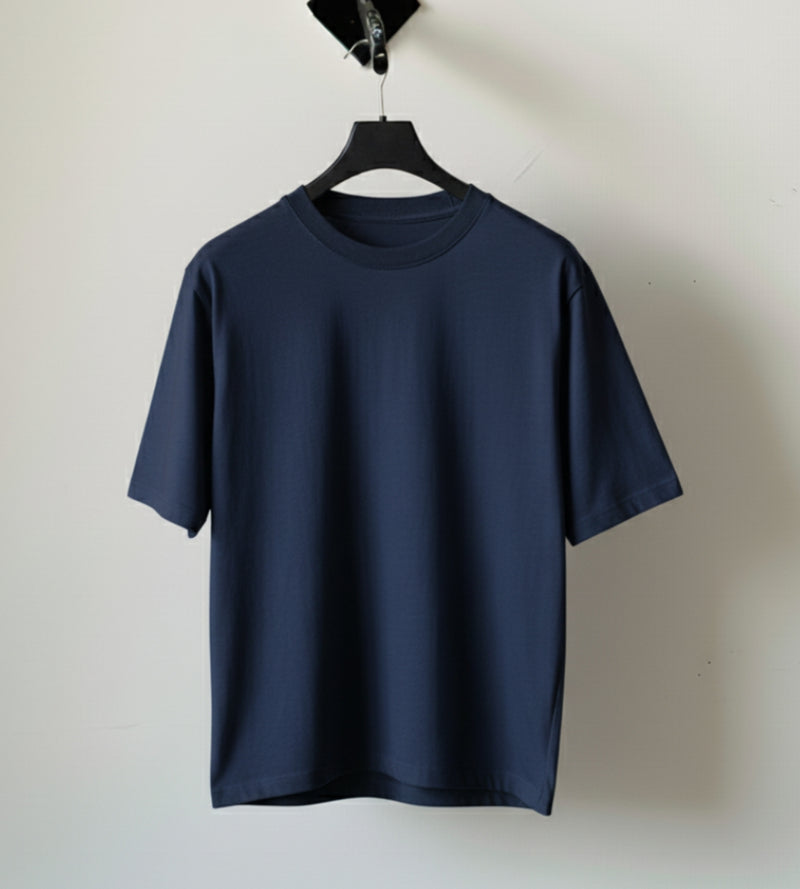 Navy Blue Oversized Tee
