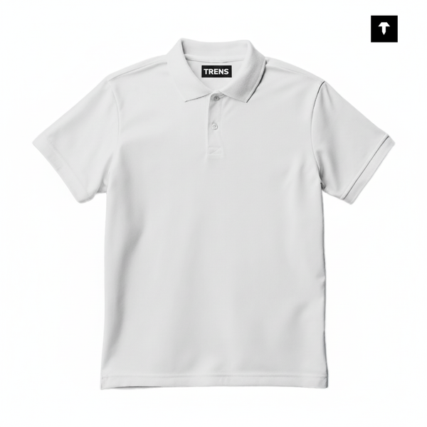 White Regular Polo