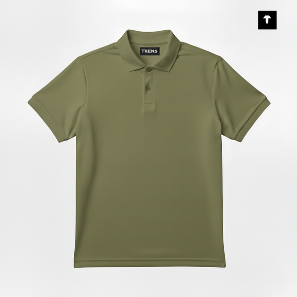 Olive Green Regular Polo