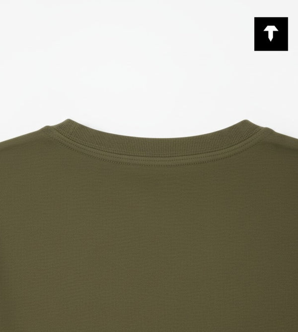 Olive Green Oversized Tee