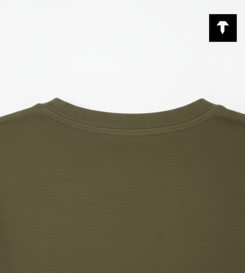 Olive Green Oversized Tee