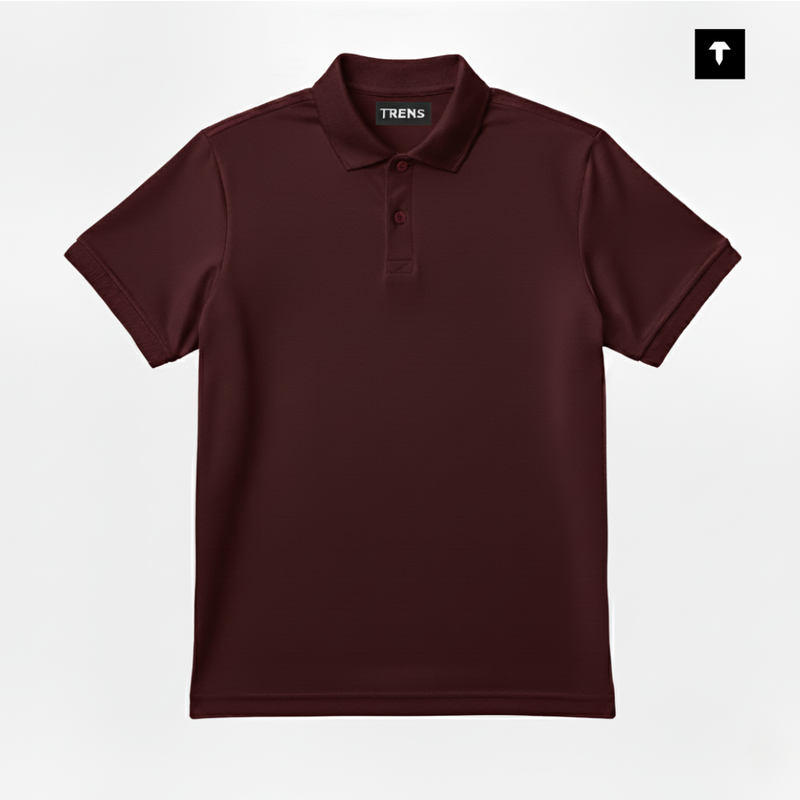 Mahroon Regular Polo